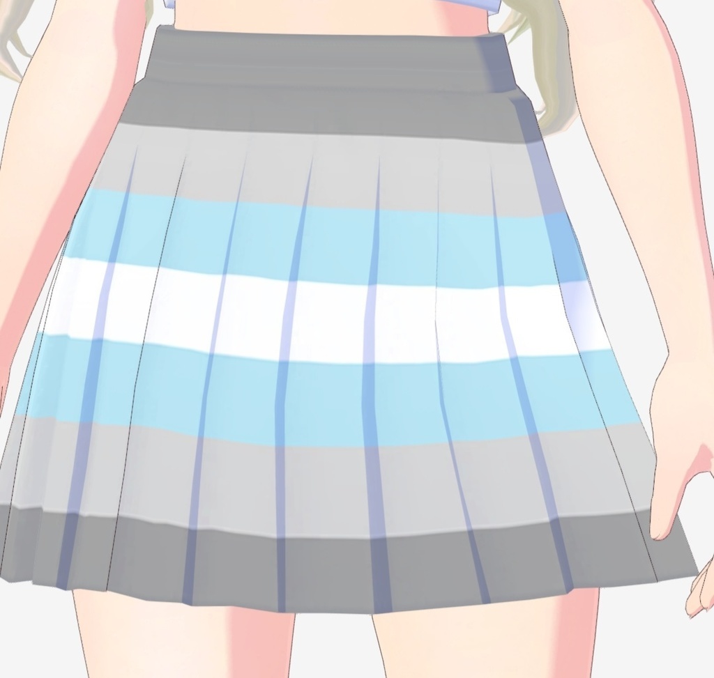 Vroid LGBTQ+ skirts