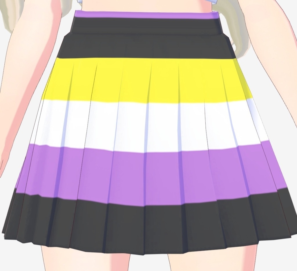 Vroid LGBTQ+ skirts