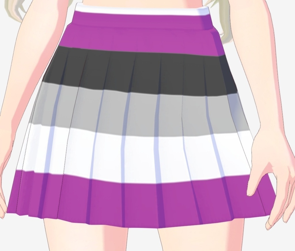 Vroid LGBTQ+ skirts