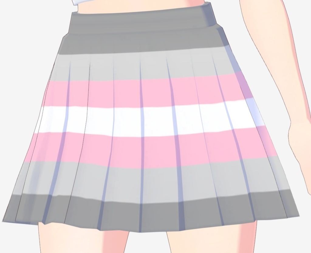 Vroid LGBTQ+ skirts