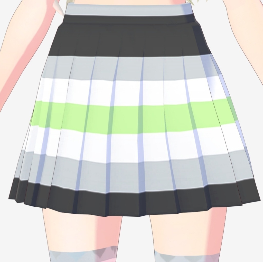 Vroid LGBTQ+ skirts
