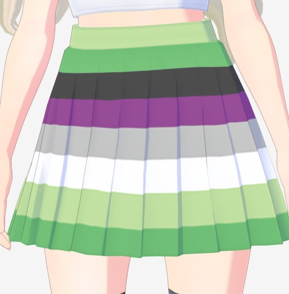 Vroid LGBTQ+ skirts