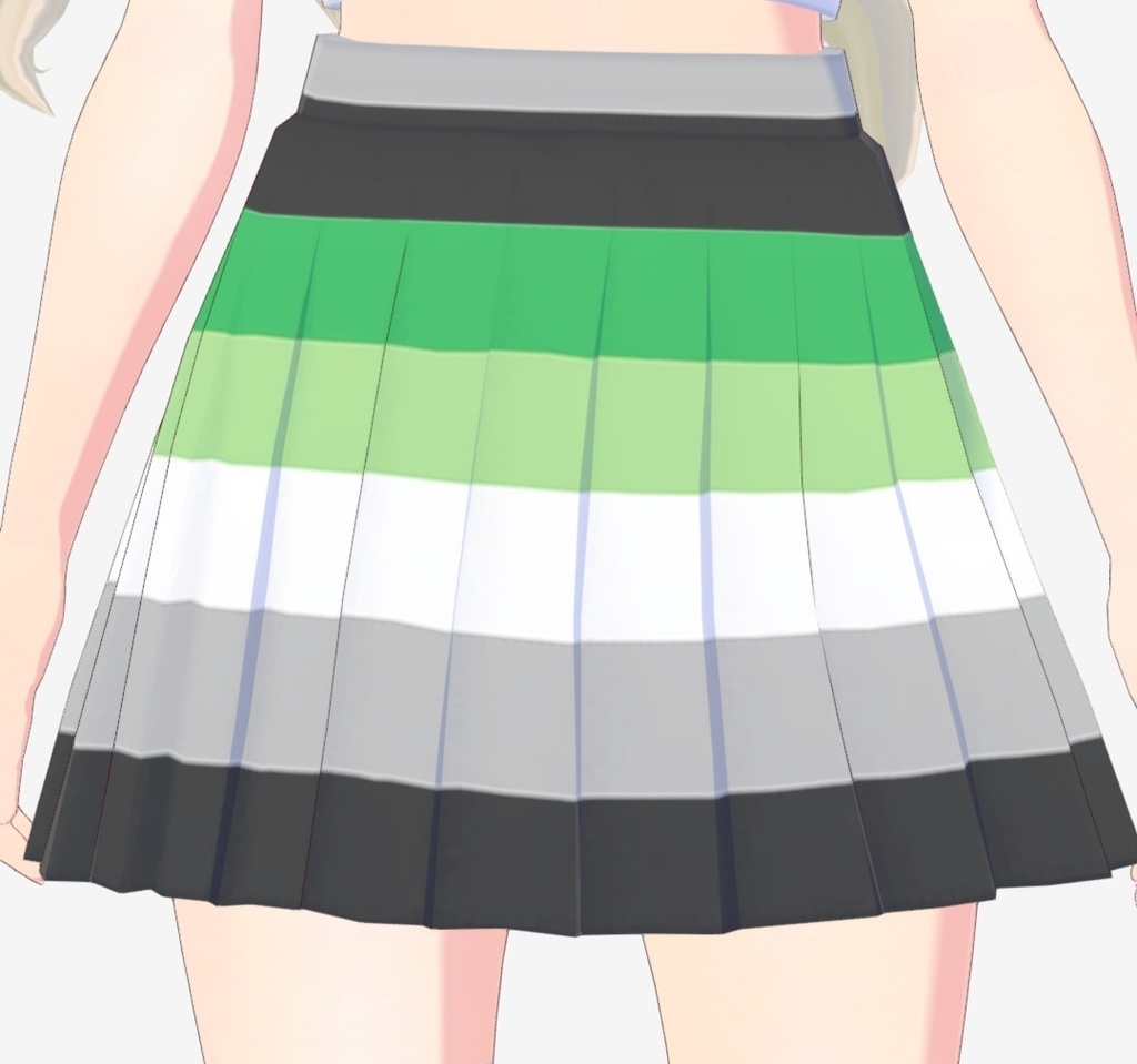 Vroid LGBTQ+ skirts