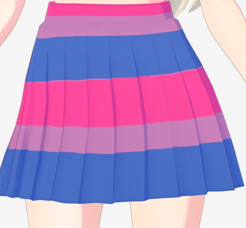 Vroid LGBTQ+ skirts - sunnylucy - BOOTH