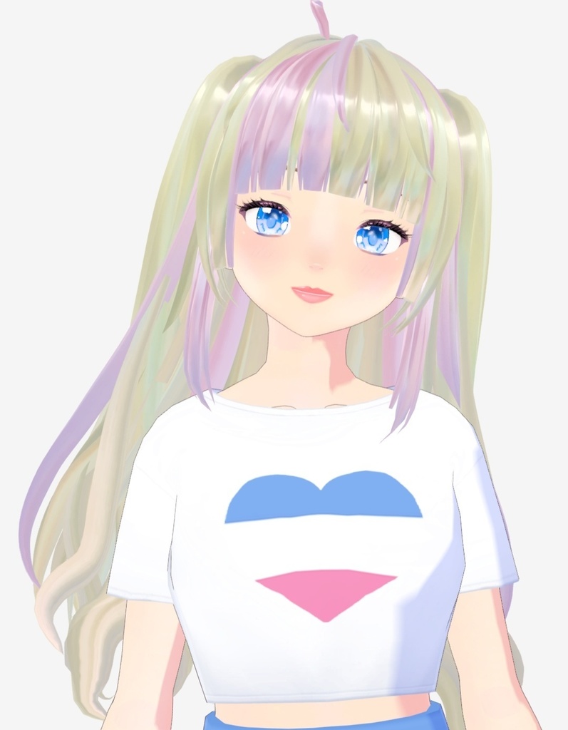 Vroid LGBTQ+ crop top