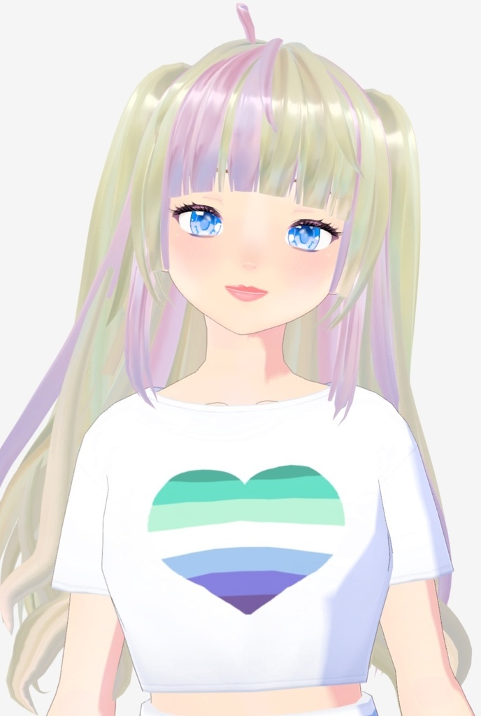 Vroid LGBTQ+ crop top