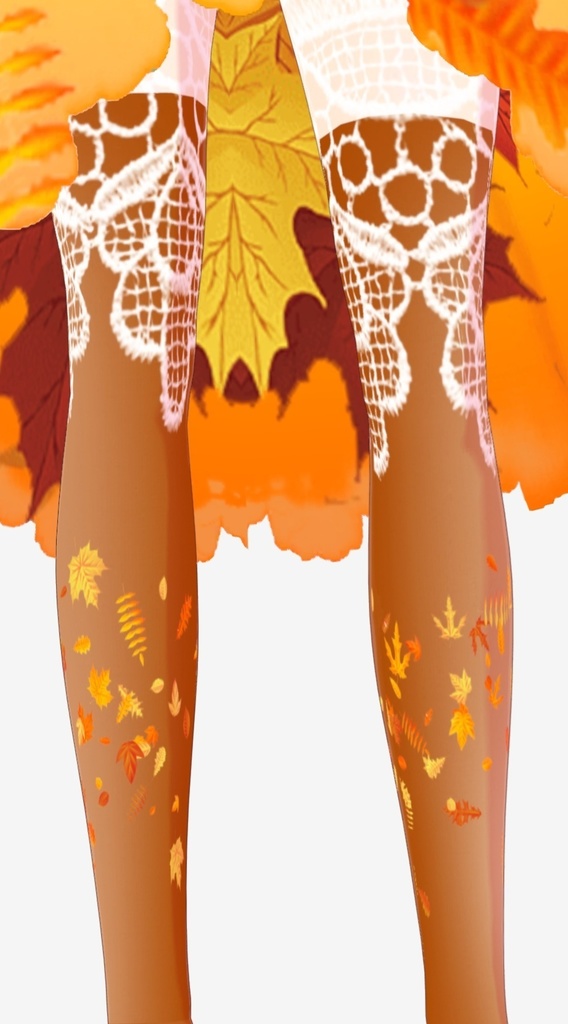 Vroid Autumn Dress Set