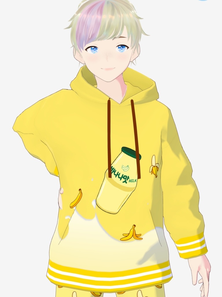 Vroid Korean Milk Hoodies and pants