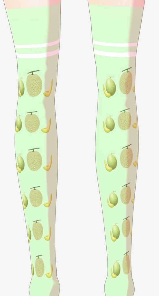 Vroid Korean milk t-shirt and skirt set