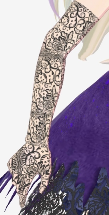 Vroid Purple witch costume