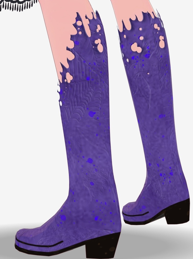 Vroid Purple witch costume