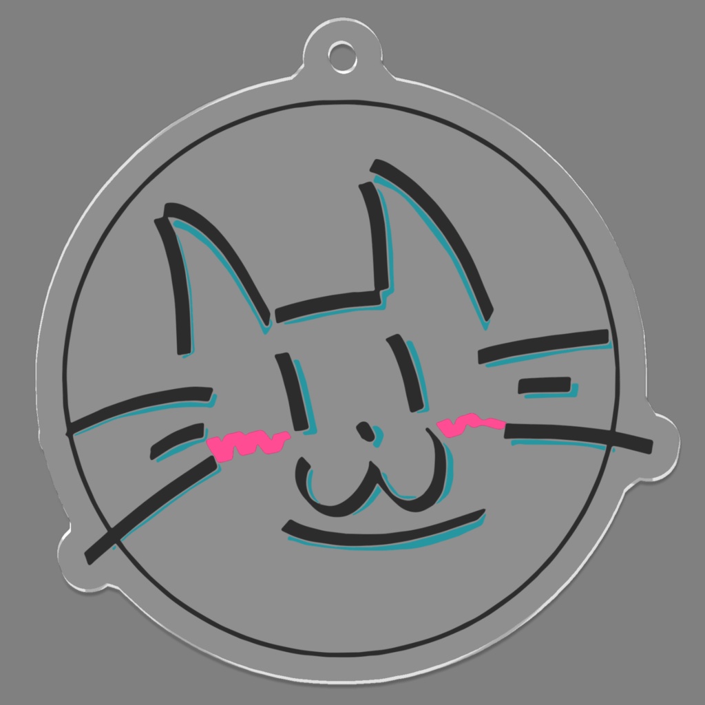 あいろくちゃんアクリルキーホルダー