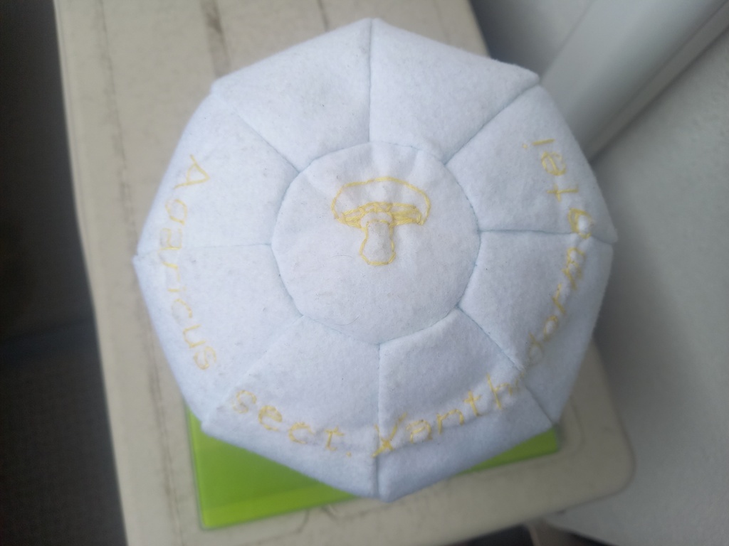 試作キノコぬいぐるみ_ハラタケ属Xanthodermatei節