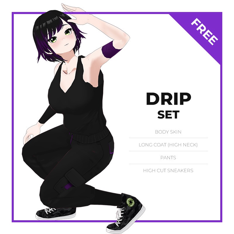 [VRoid] Drip Set