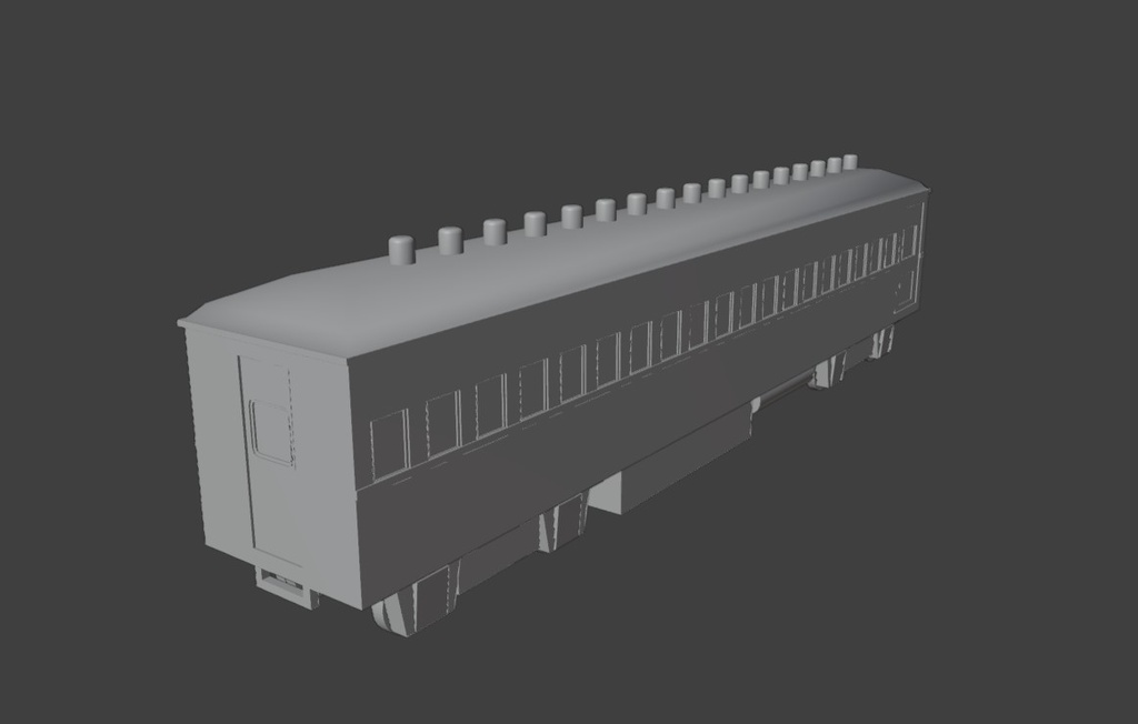 完全フリー素材　欧風旧型客車