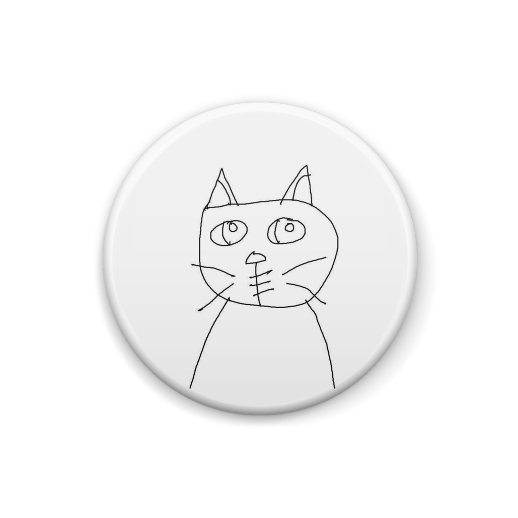 ネコの缶バッジ