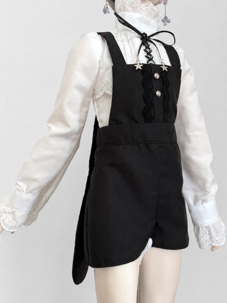 【1/3 60cm SD13boy~】黒うさぎのオーバーオール