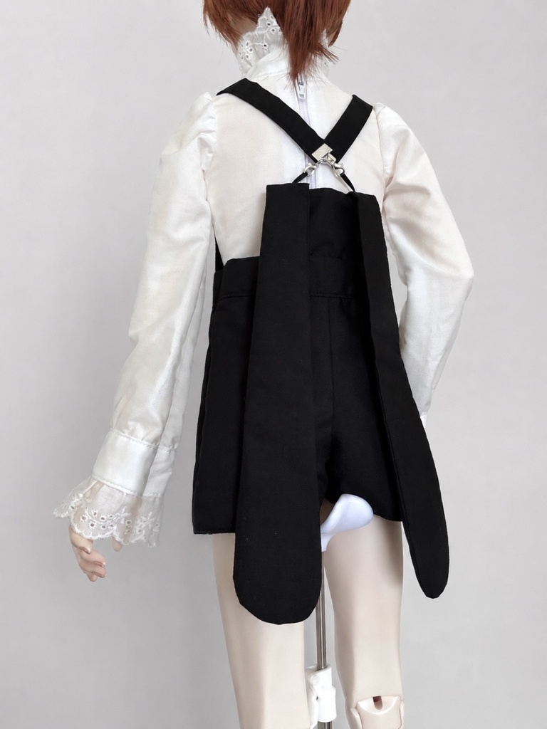 【1/3 60cm SD13boy~】黒うさぎのオーバーオール