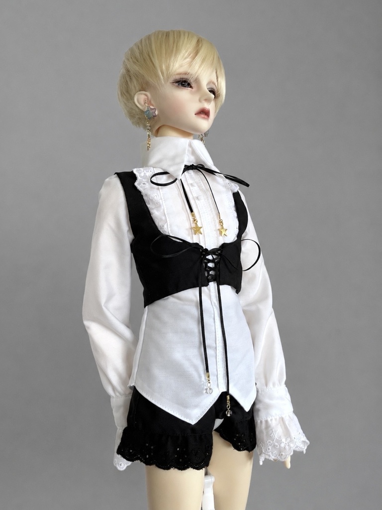 【1/3 60cm SD13boy~】星守さん 編み上げベストのセットアップ