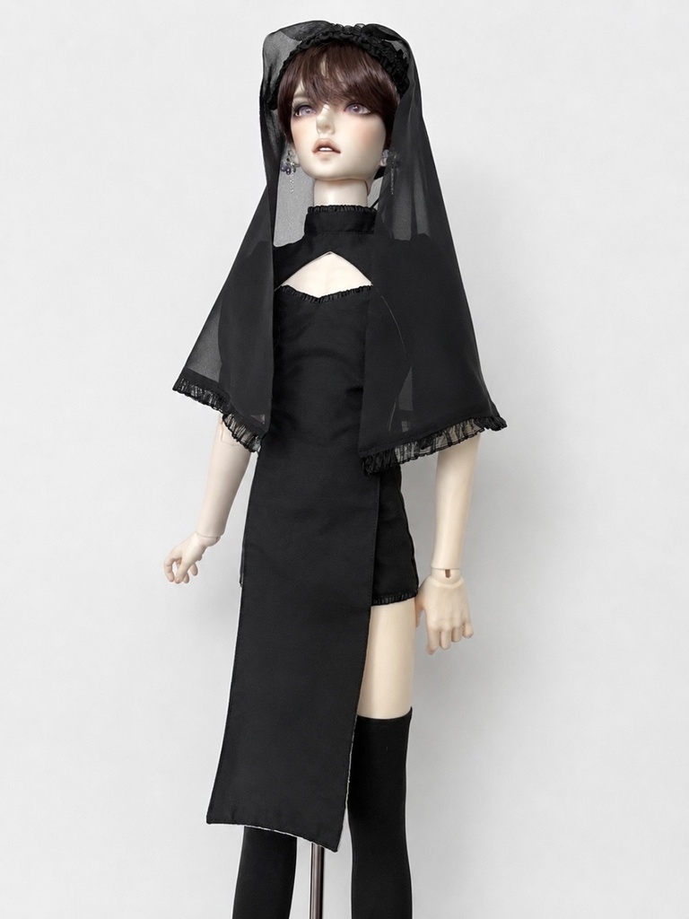 【1/3 60cm SD13boy~】黒の婚衣