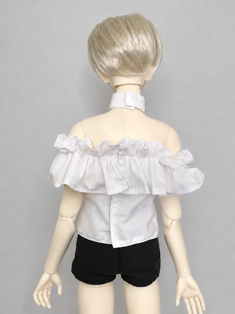 【1/3 60cm SD13boy~】フリルオフショルトップス 胸元レースver