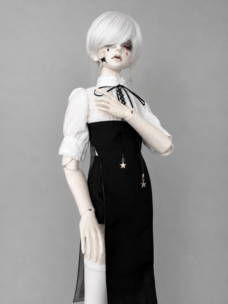 【1/3 60cm SD13boy~】星灯の給仕さん サイドスリットセットアップ