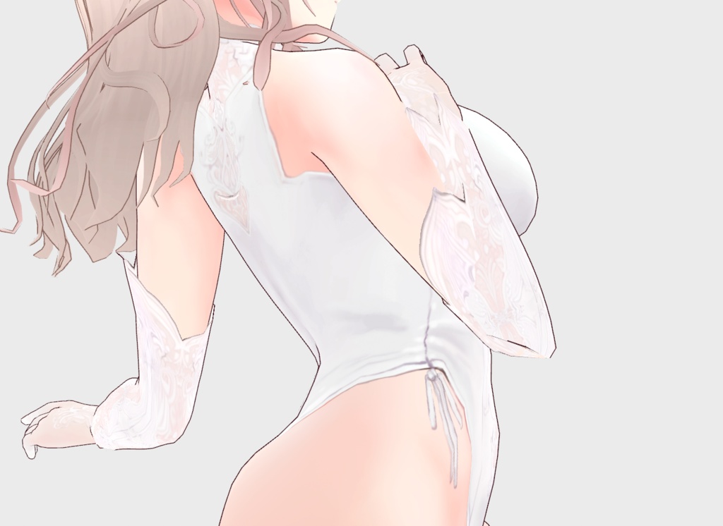 【Vroid】pure lace leotard ピュアレースレオタード