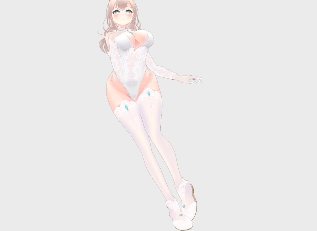 【Vroid】pure lace leotard ピュアレースレオタード