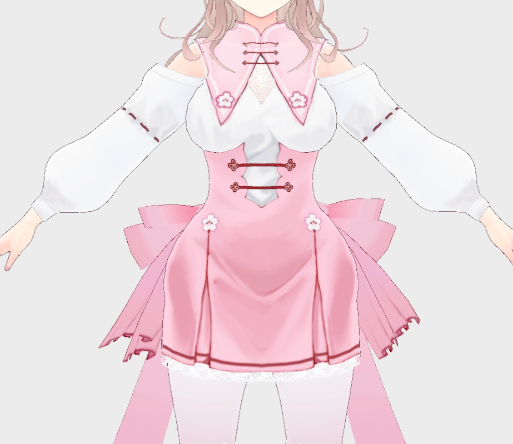 【Vroid】サクラアイドルスカート