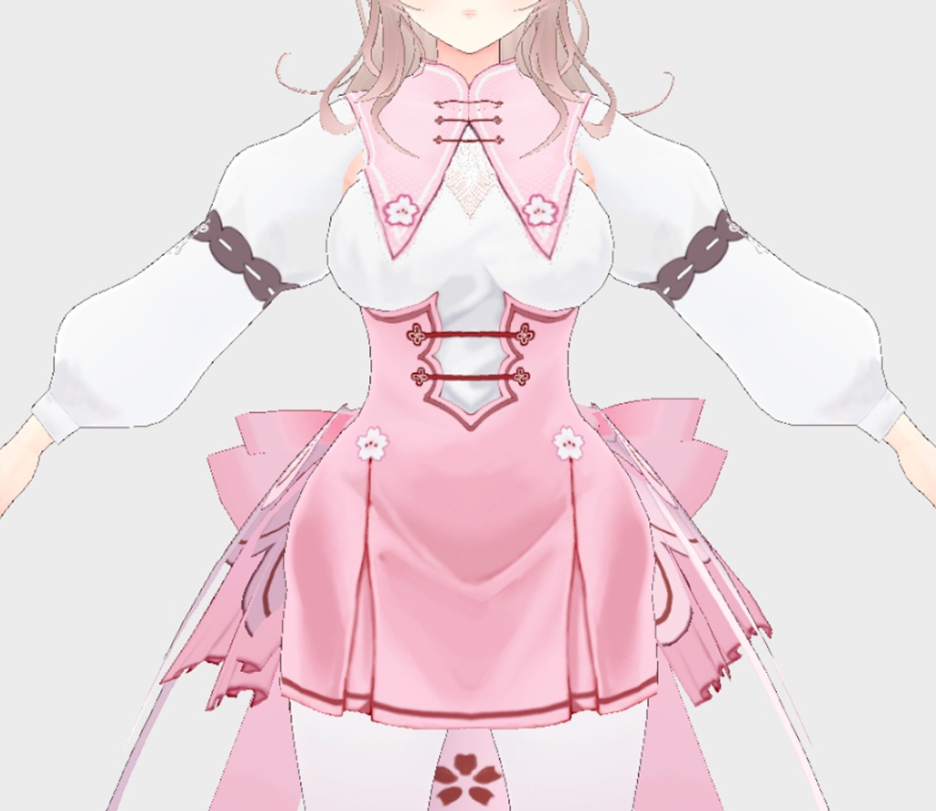 【Vroid】サクラアイドルスカート