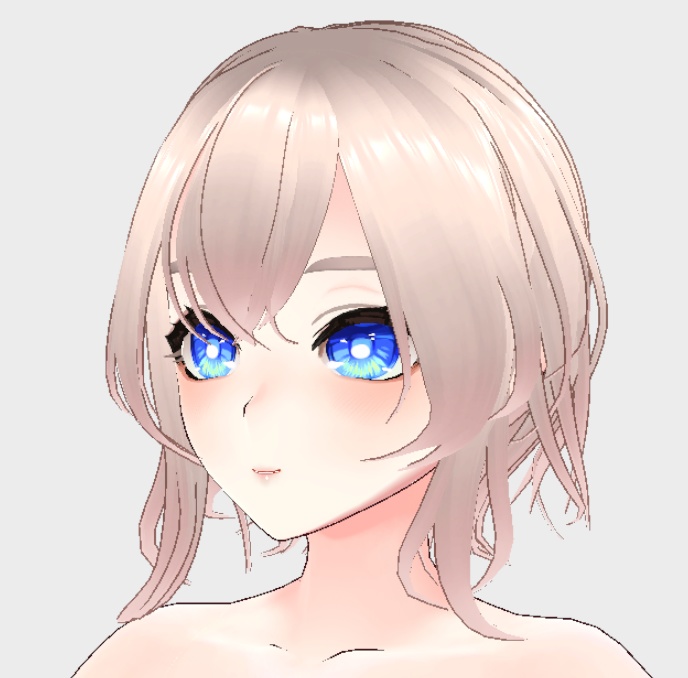 【Vroid】後ろ髪ショートヘアVer