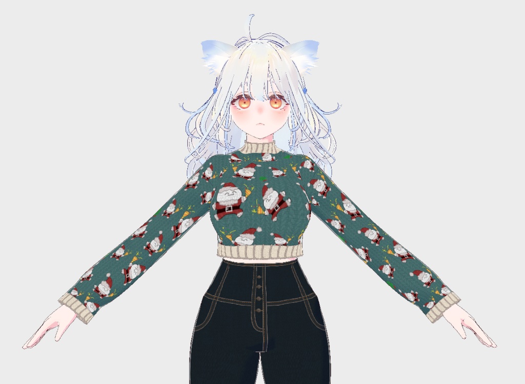 【Vroid】 XmasUGsweater #Vダサセーター