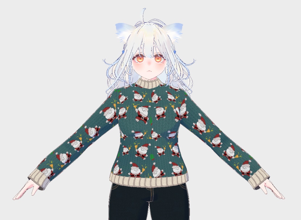 【Vroid】 XmasUGsweater #Vダサセーター