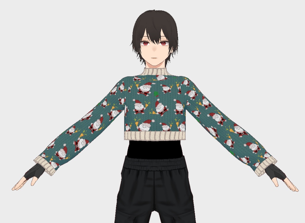 【Vroid】 XmasUGsweater #Vダサセーター