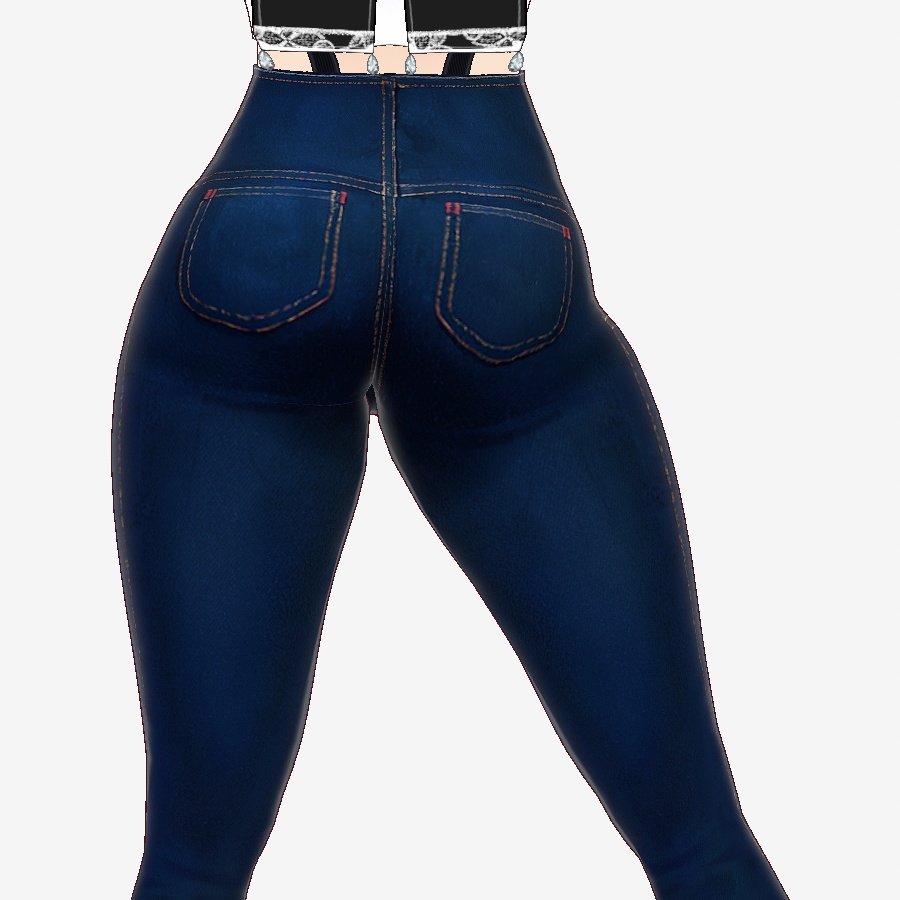 【Vroid】Bubble Butt Denimプリケツデニムパン+