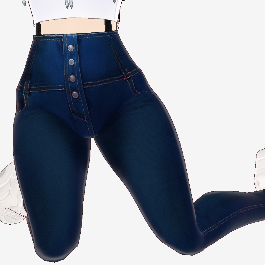 【Vroid】Bubble Butt Denimプリケツデニムパン+