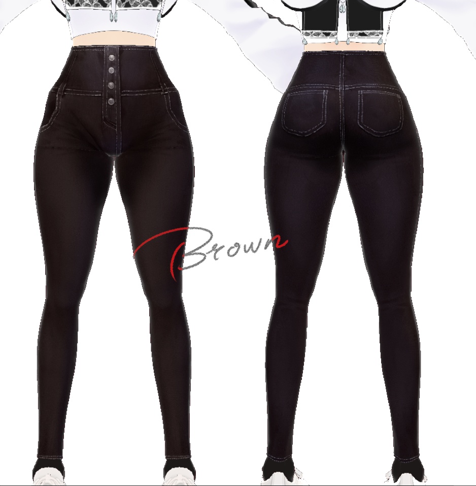 【Vroid】Bubble Butt Denimプリケツデニムパン+