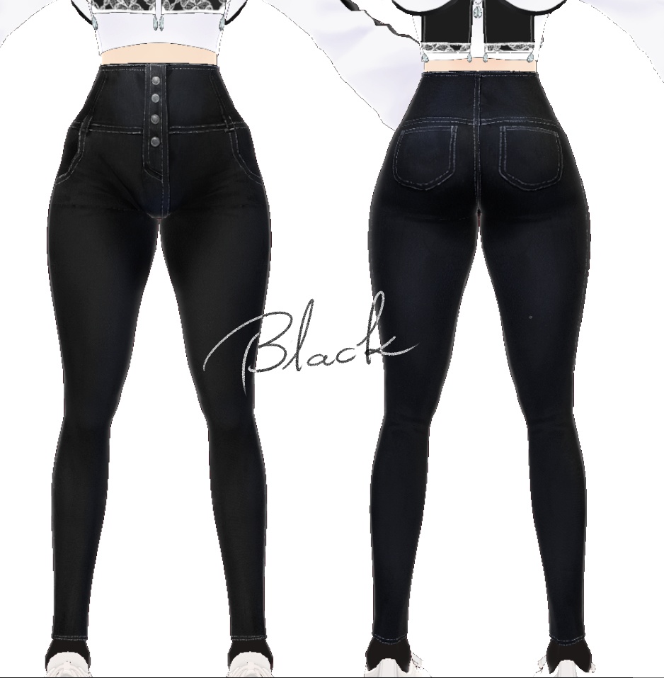 【Vroid】Bubble Butt Denimプリケツデニムパン+