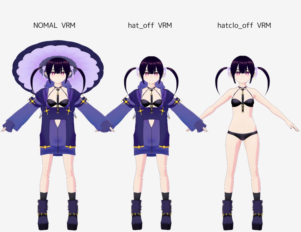 【Vroid model data】majyo maco