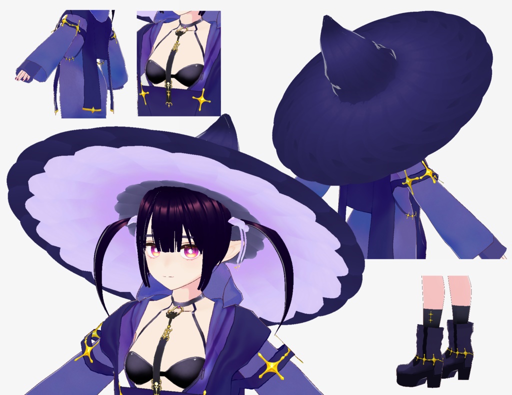 【Vroid model data】majyo maco