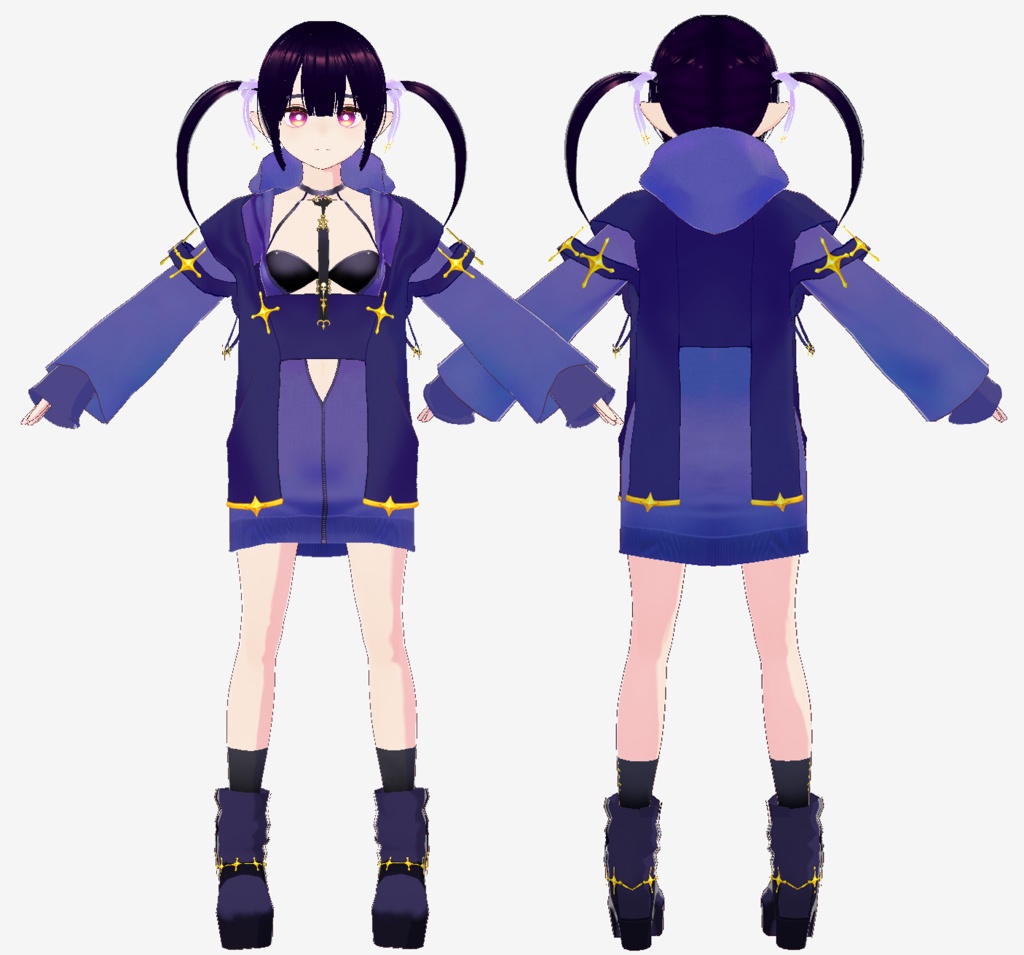 【Vroid model data】majyo maco