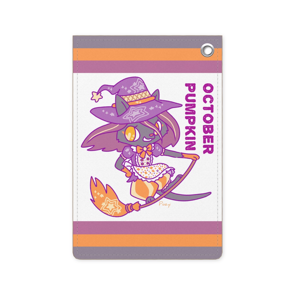 BirthMonthCats 10月―パンプキン― パスケース
