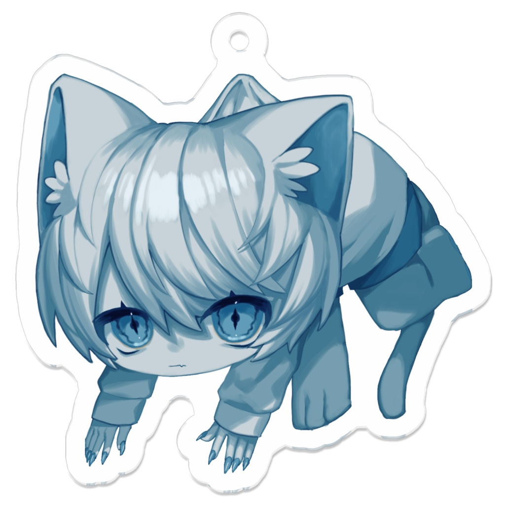 ぶら下がりねこアクキー