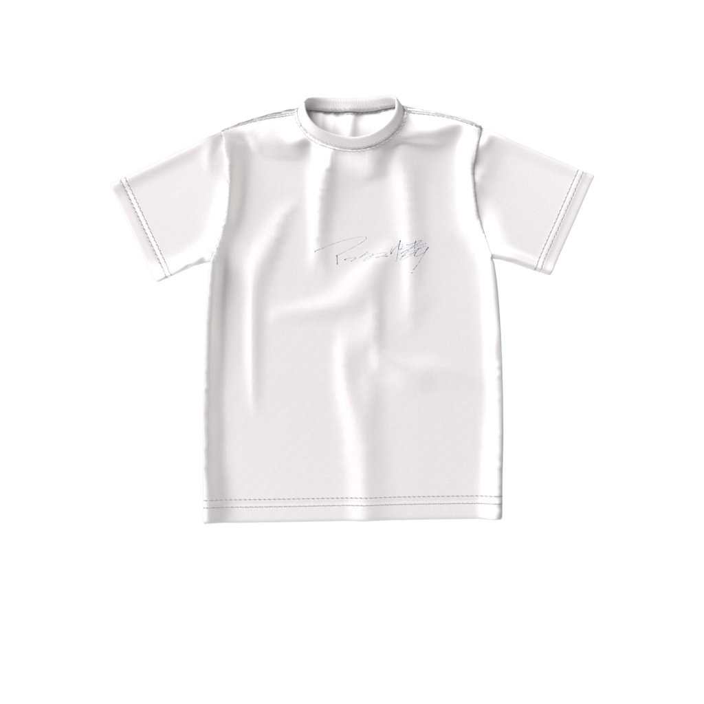 背面イラストビックシルエットTシャツ