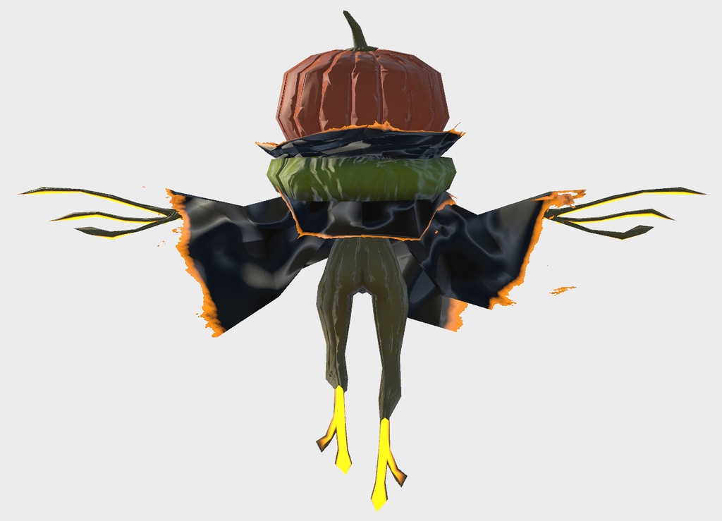 Jack-O-Lantern(VRC向けアバター用3DCGモデル)