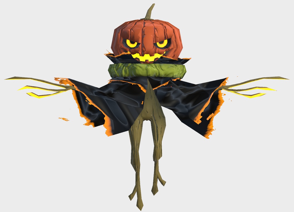 Jack-O-Lantern(VRC向けアバター用3DCGモデル)