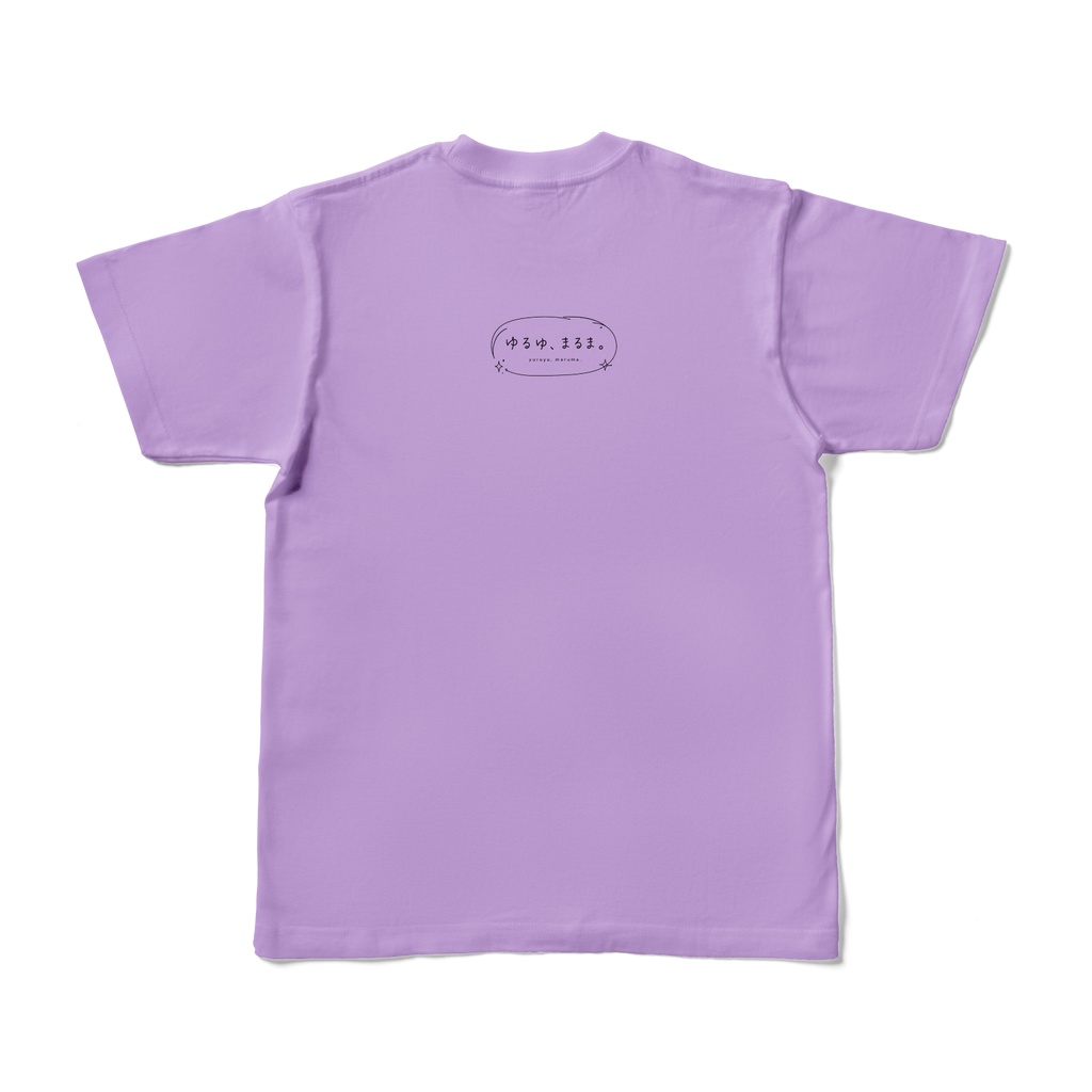 ゆるゆ、まるま。|韓国料理シリーズ|キムチ Tシャツ(ライトパープル)