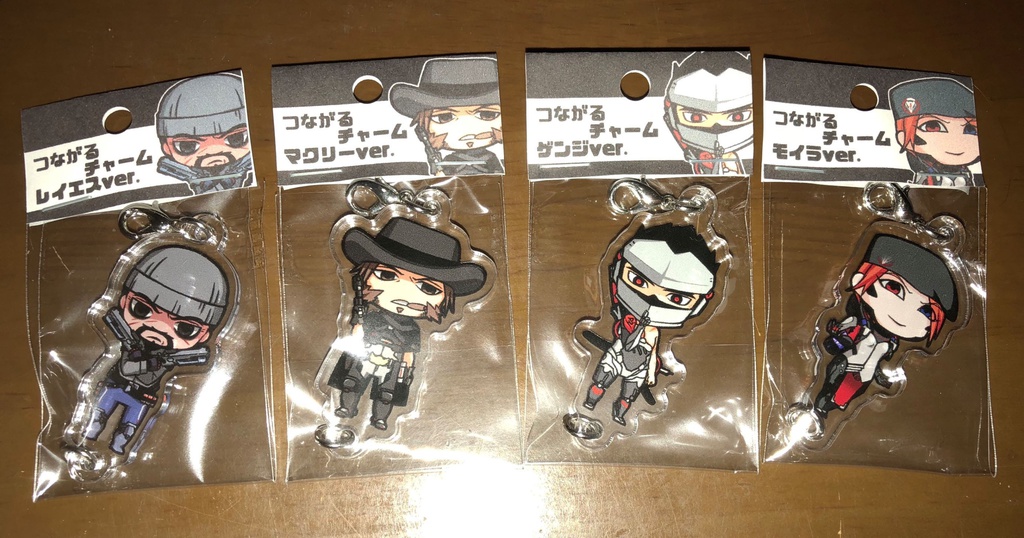 オーバーウォッチ キャラクターキーホルダー 10個セット overwatch オーバーウォッチ キャラクターキーホルダー 10個セット