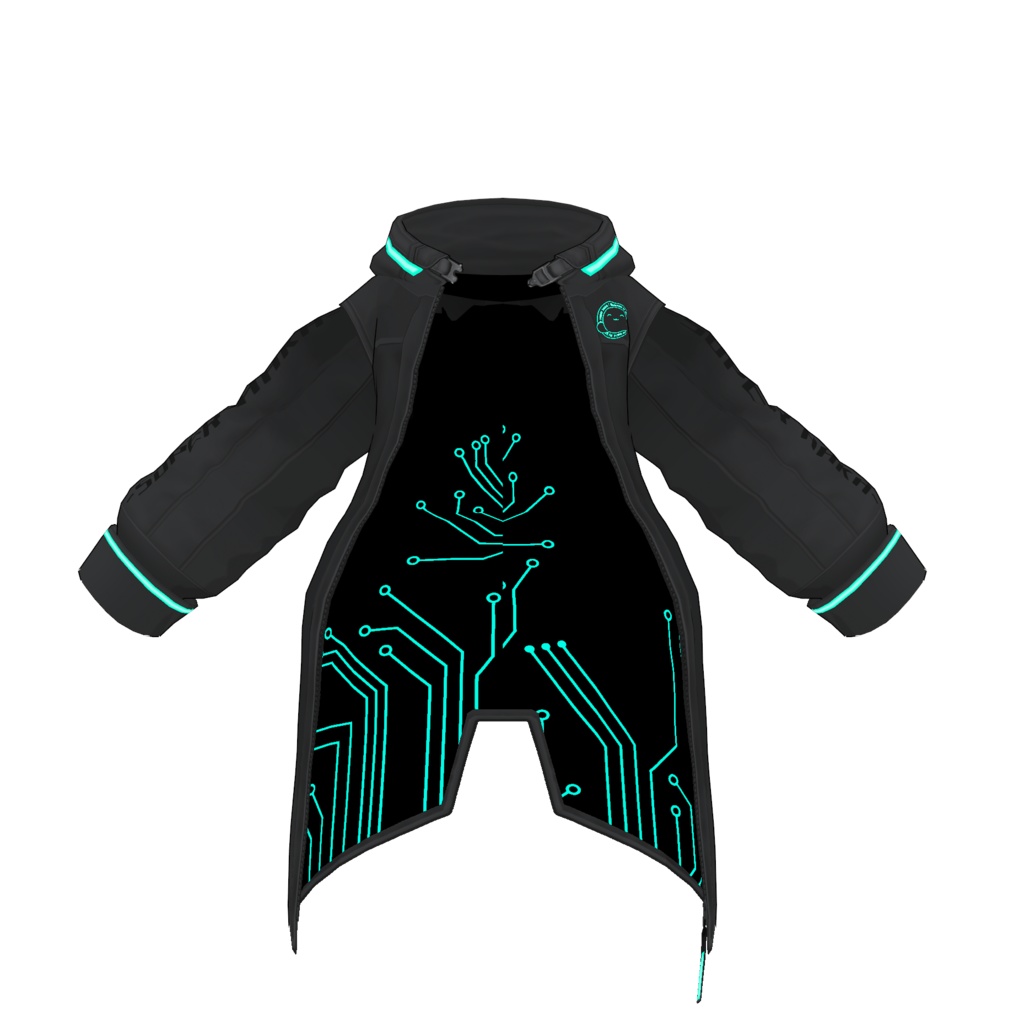 【光る】スーパーハカーサイバーパーカー【XWear】