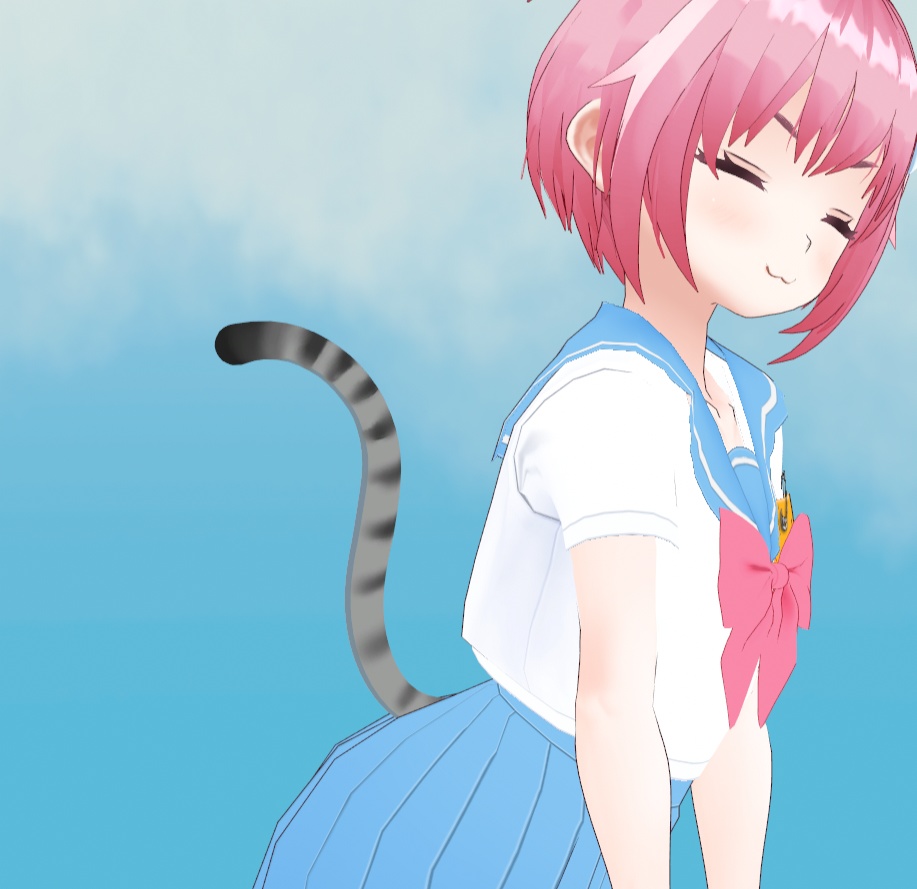 3DねこしっぽFBX